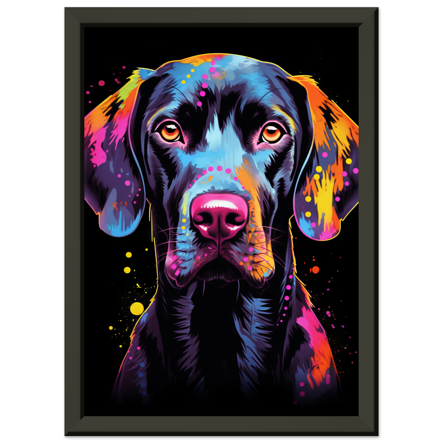 Hund Deutsch Kurzhaar Pop-Art (DOG125)