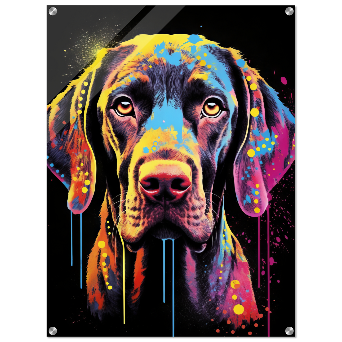 Hund Deutsch Kurzhaar Pop-Art (DOG126)