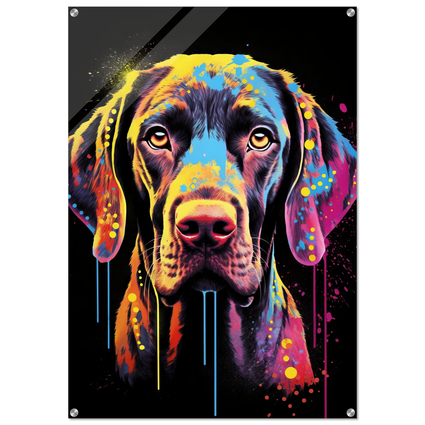Hund Deutsch Kurzhaar Pop-Art (DOG126)