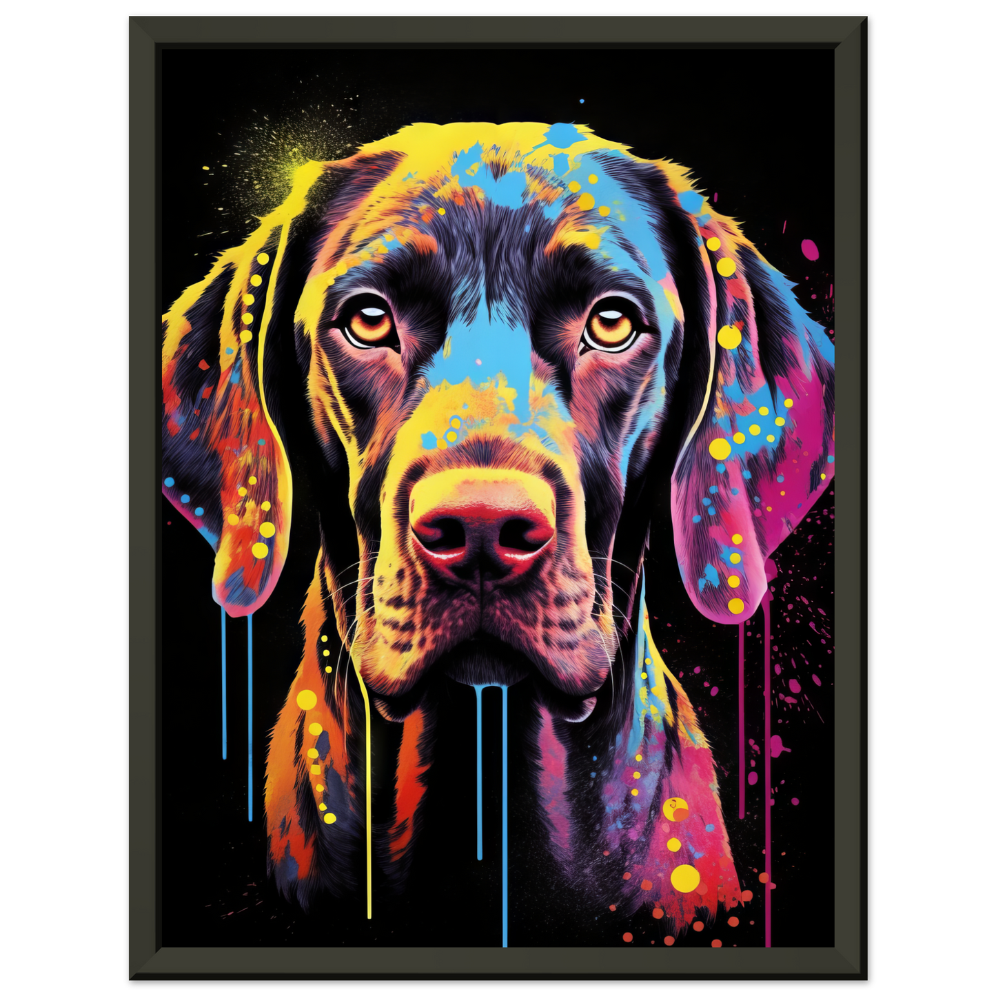Hund Deutsch Kurzhaar Pop-Art (DOG126)