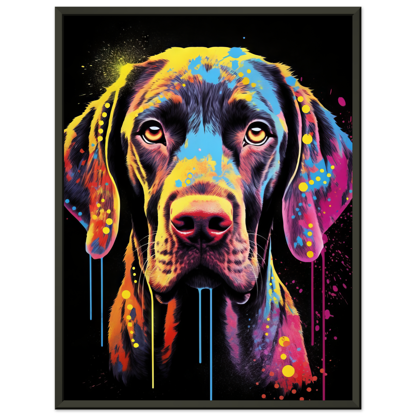 Hund Deutsch Kurzhaar Pop-Art (DOG126)