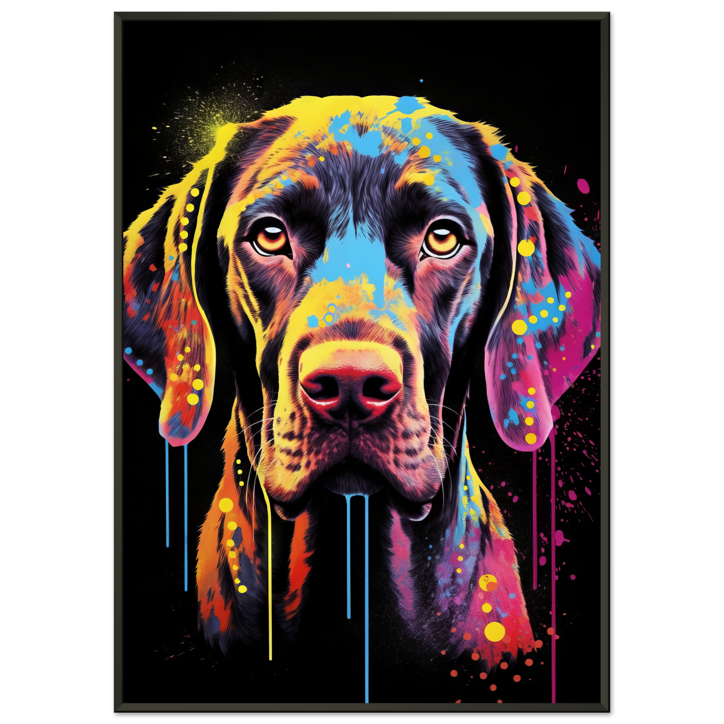 Hund Deutsch Kurzhaar Pop-Art (DOG126)