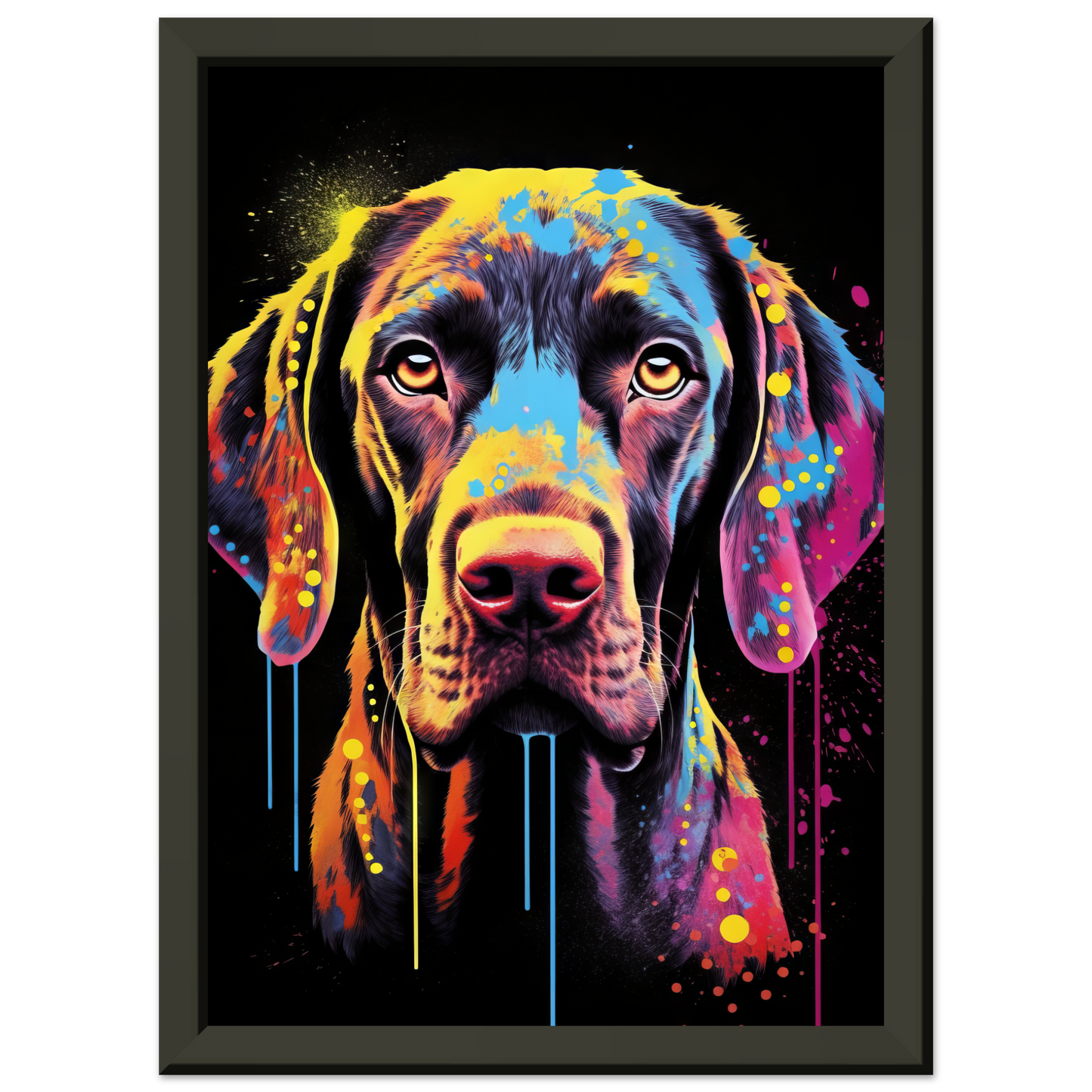 Hund Deutsch Kurzhaar Pop-Art (DOG126)