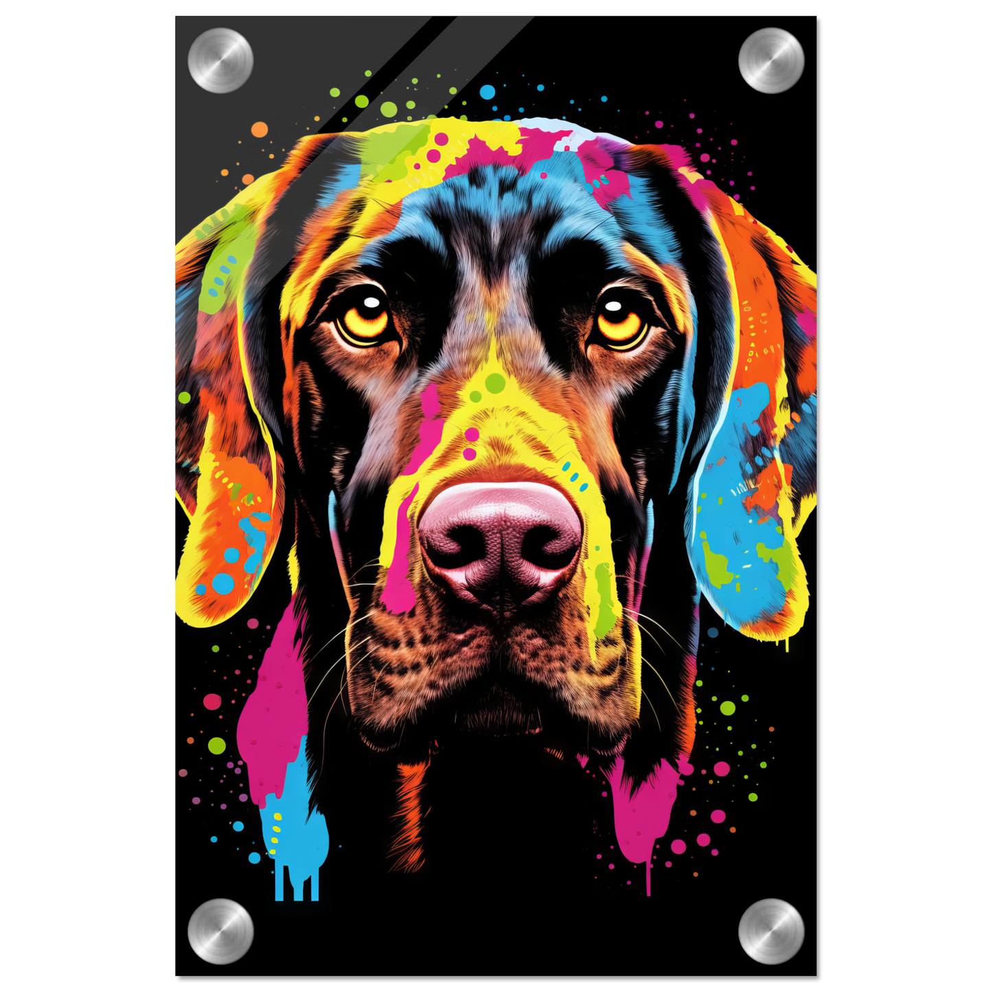 Hund Deutsch Kurzhaar Pop-Art (DOG127)