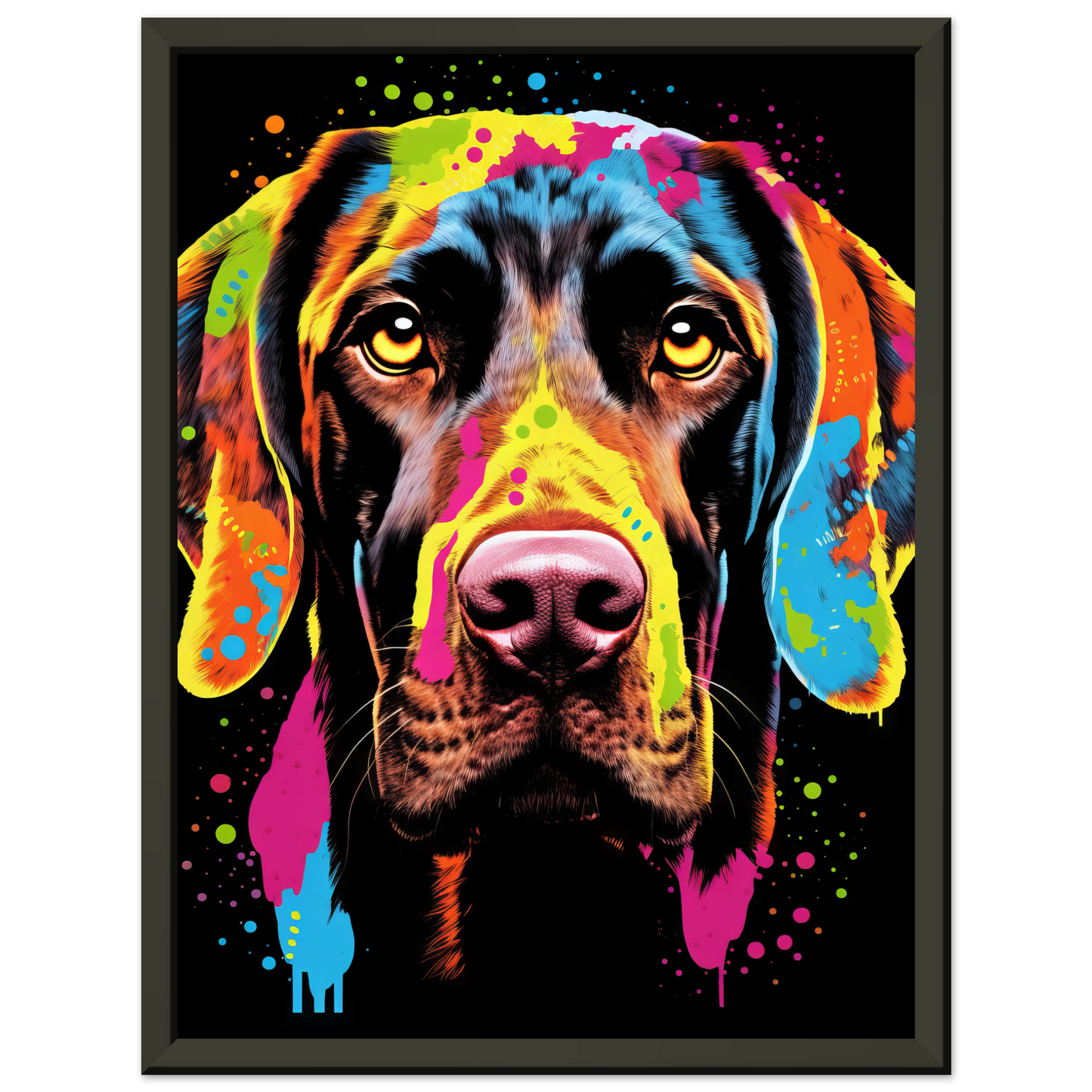Hund Deutsch Kurzhaar Pop-Art (DOG127)