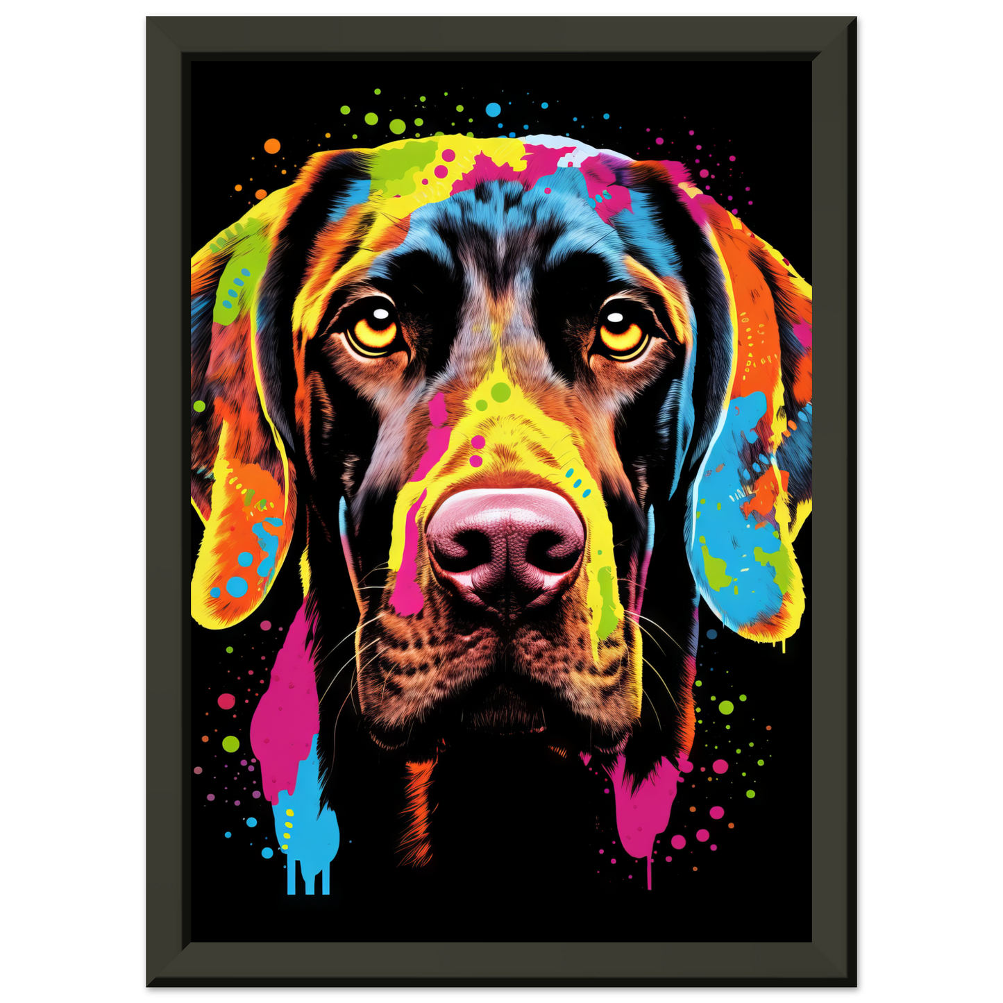 Hund Deutsch Kurzhaar Pop-Art (DOG127)