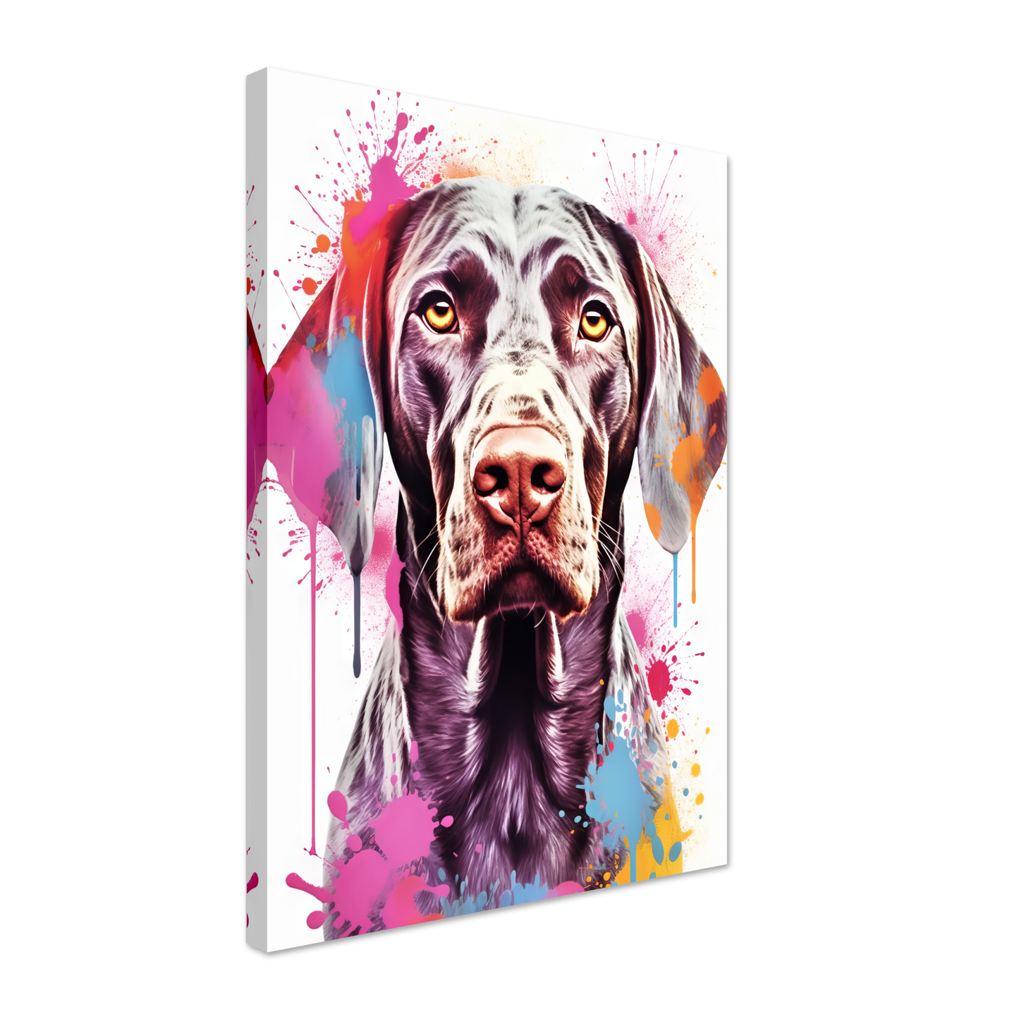 Hund Deutsch Kurzhaar Pop-Art (DOG129)