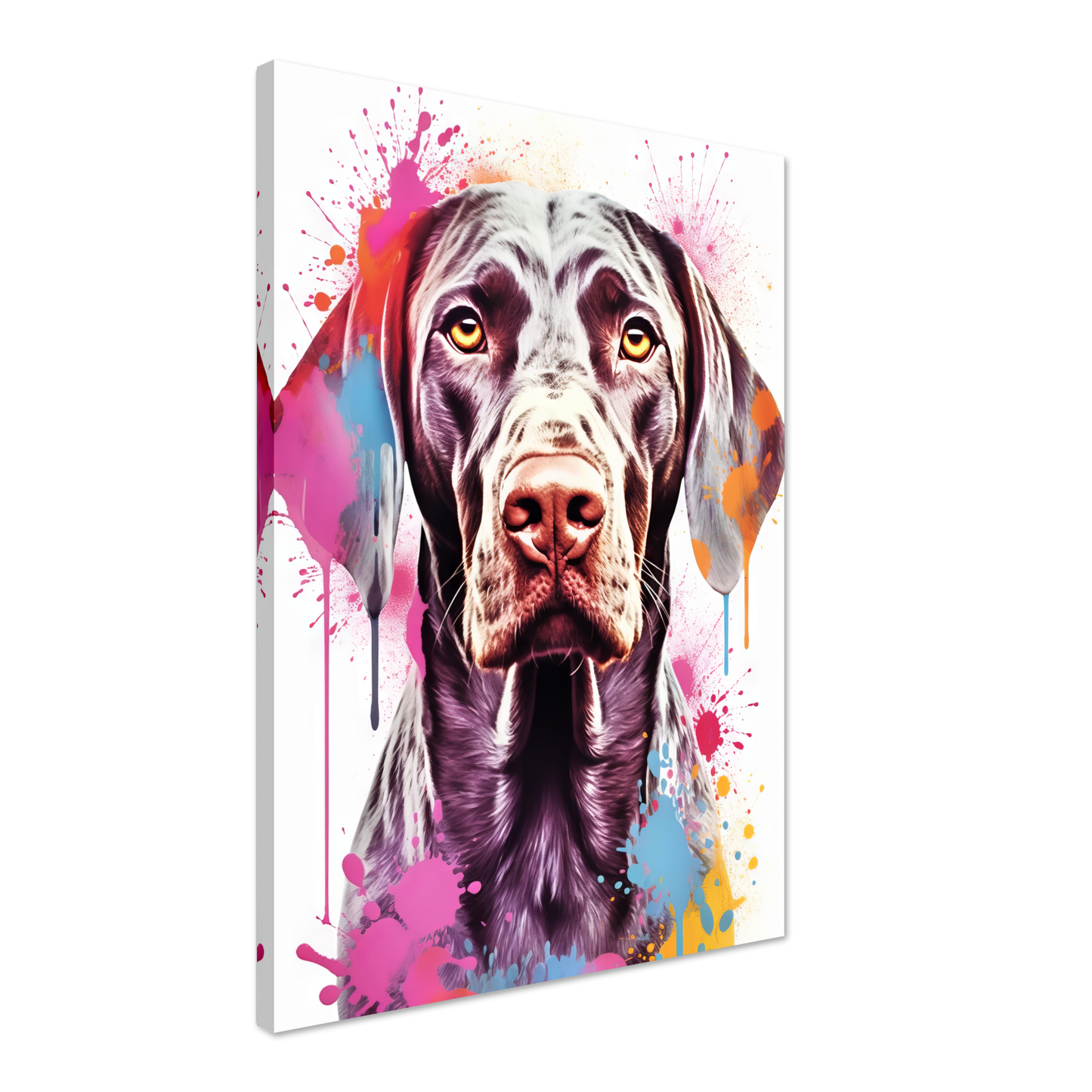 Hund Deutsch Kurzhaar Pop-Art (DOG129)