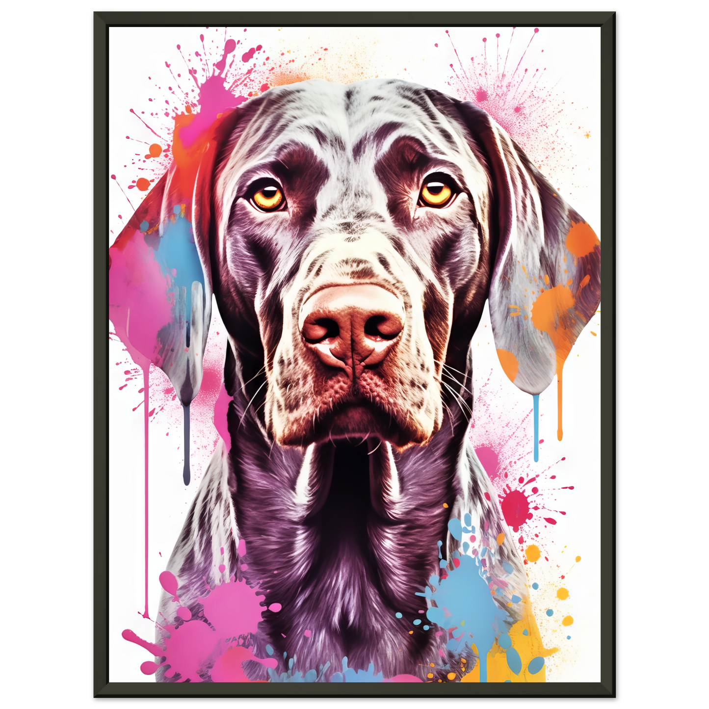 Hund Deutsch Kurzhaar Pop-Art (DOG129)