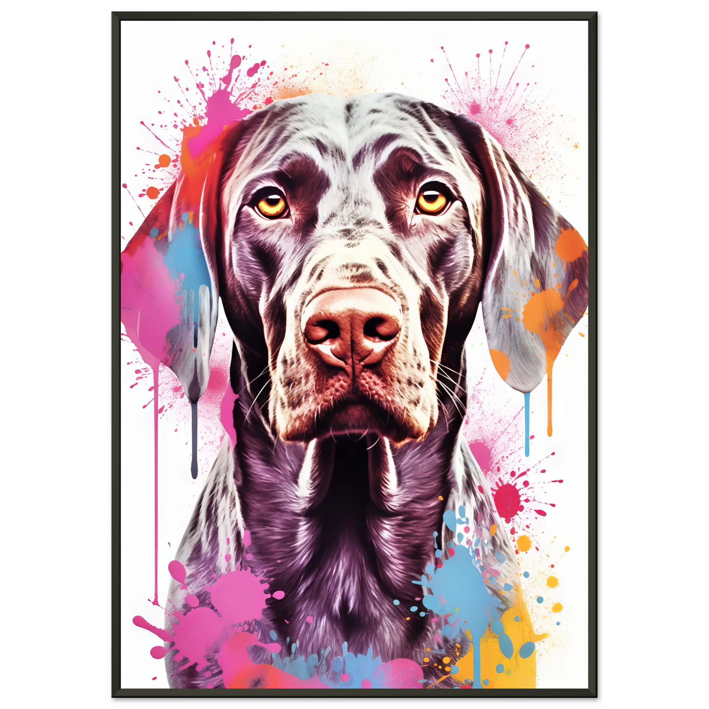 Hund Deutsch Kurzhaar Pop-Art (DOG129)