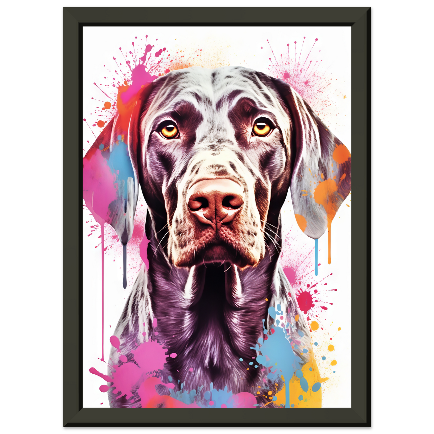 Hund Deutsch Kurzhaar Pop-Art (DOG129)