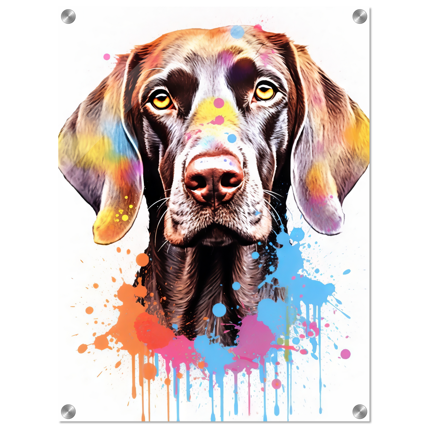 Hund Deutsch Kurzhaar Pop-Art (DOG130)