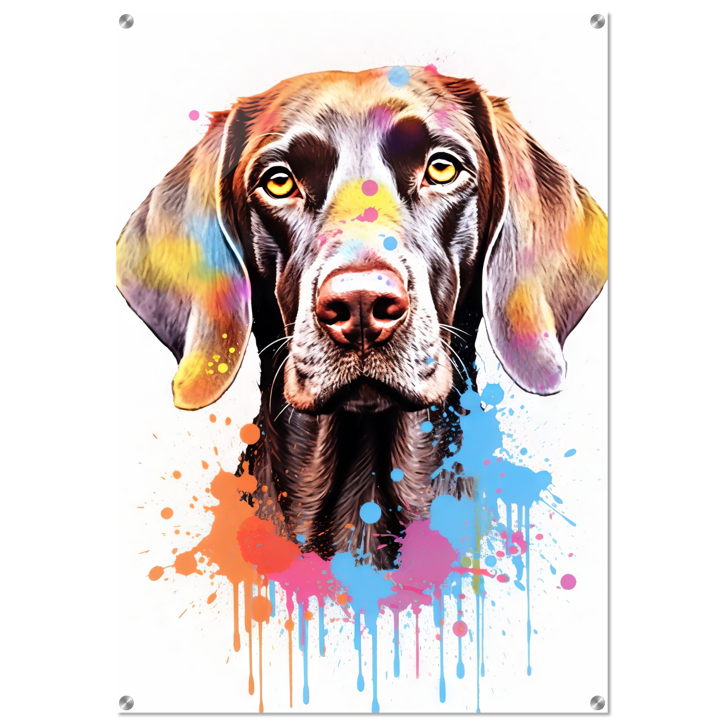 Hund Deutsch Kurzhaar Pop-Art (DOG130)