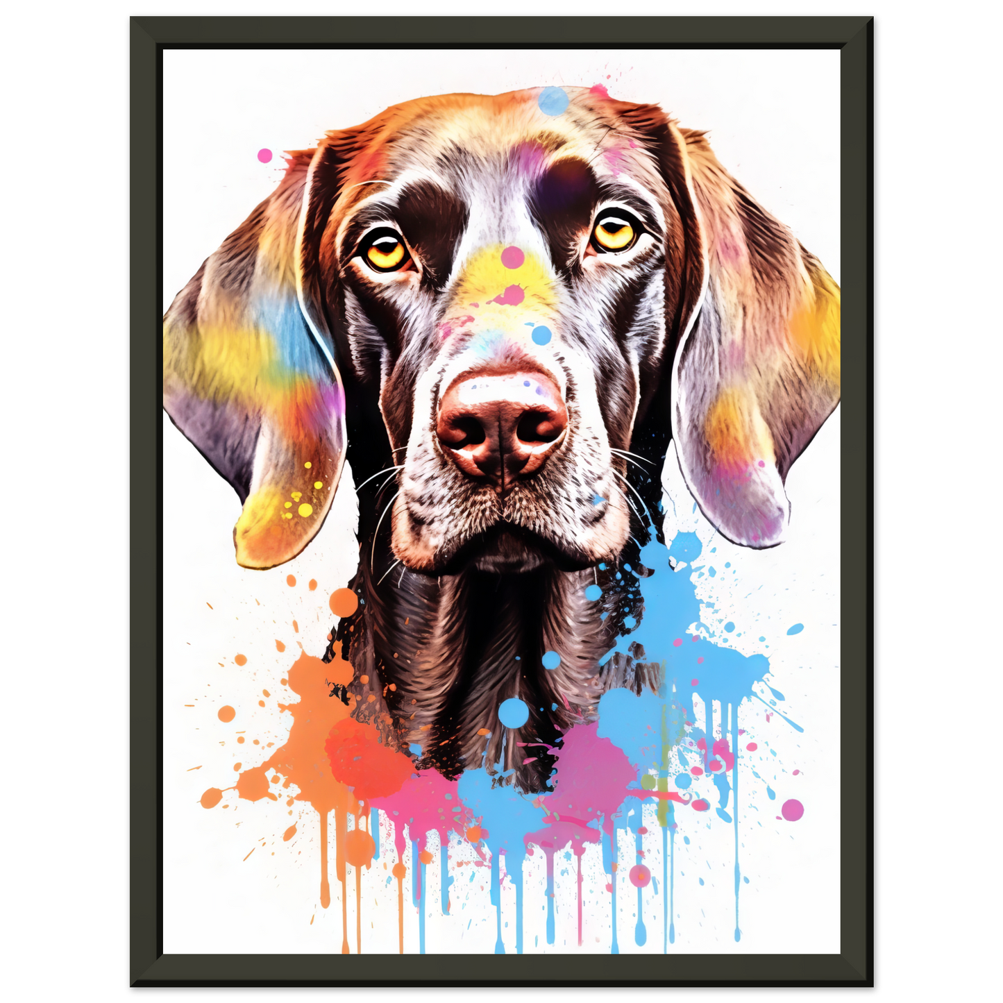 Hund Deutsch Kurzhaar Pop-Art (DOG130)