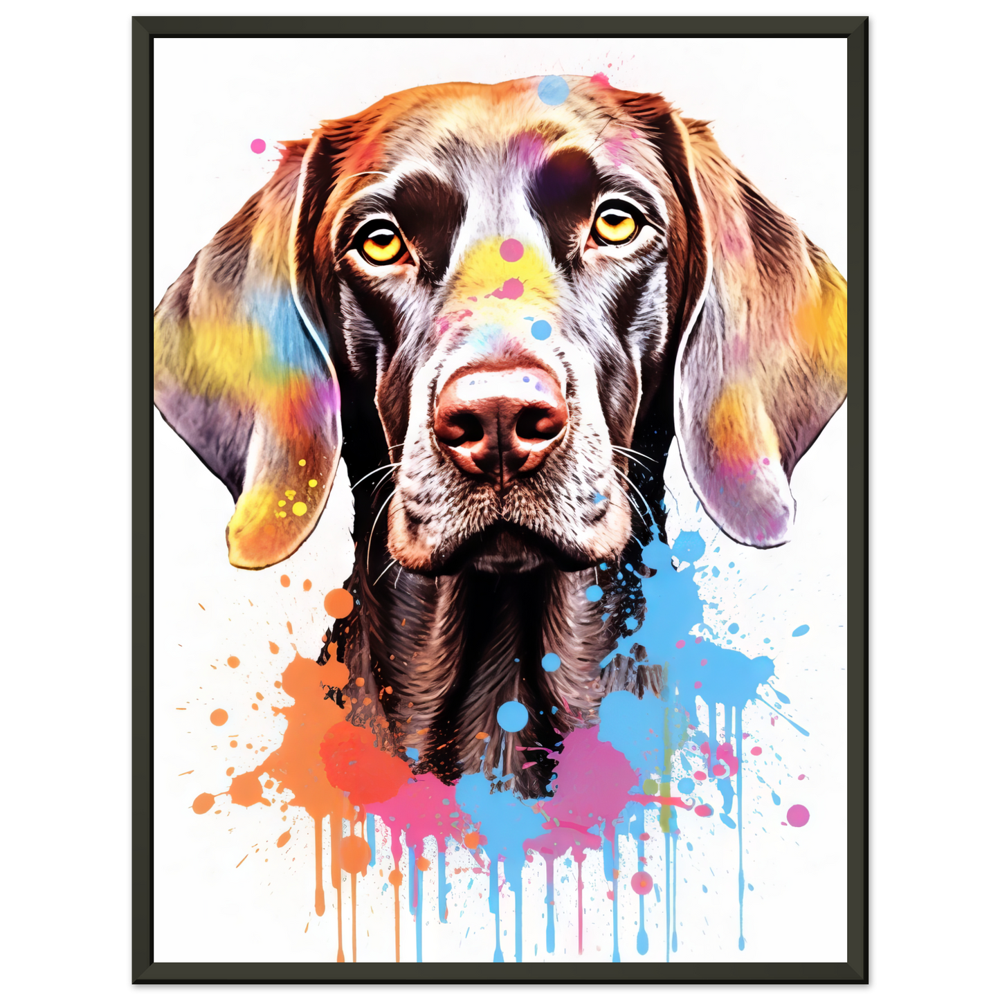 Hund Deutsch Kurzhaar Pop-Art (DOG130)