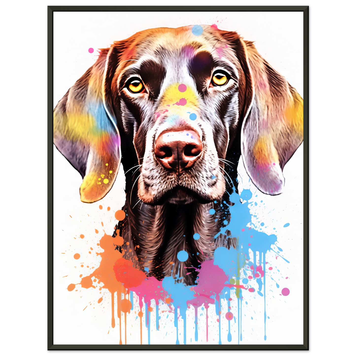 Hund Deutsch Kurzhaar Pop-Art (DOG130)