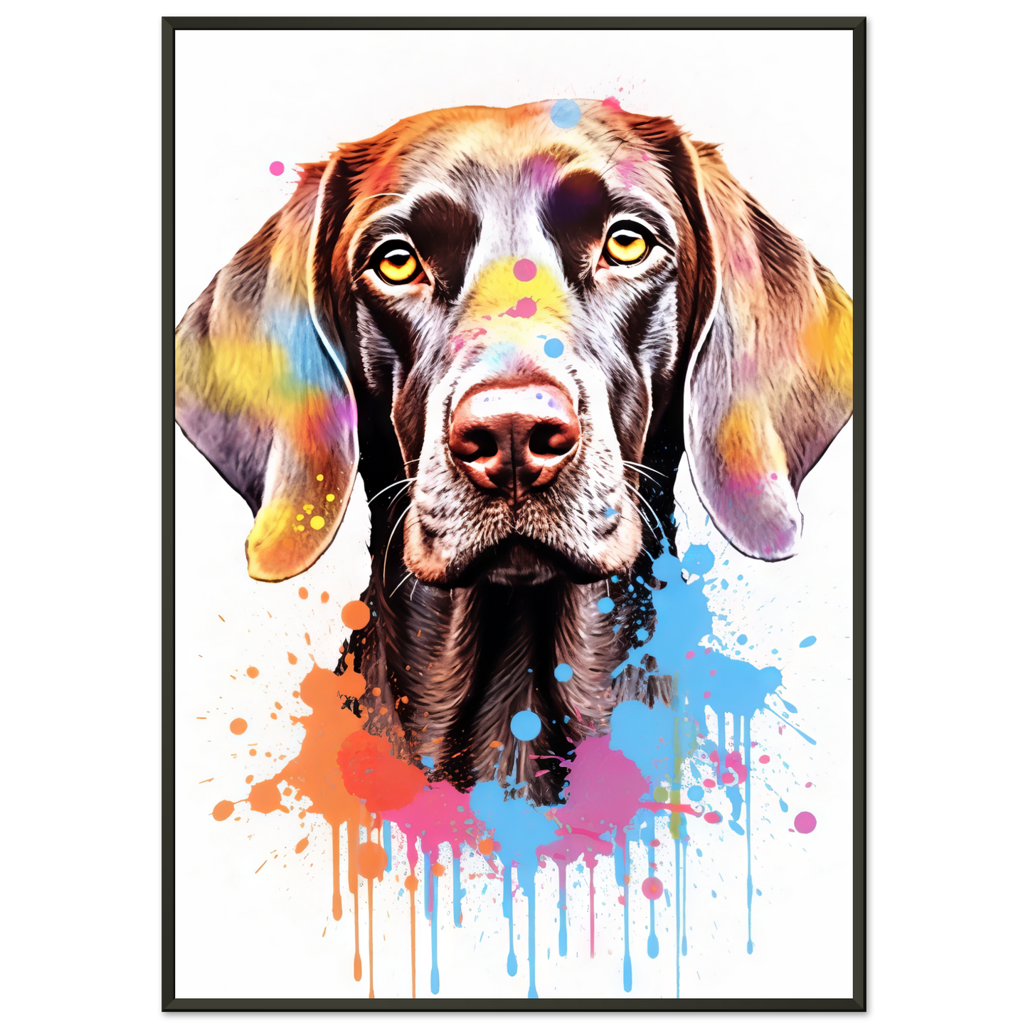 Hund Deutsch Kurzhaar Pop-Art (DOG130)