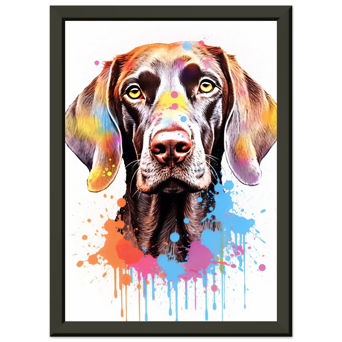 Hund Deutsch Kurzhaar Pop-Art (DOG130)