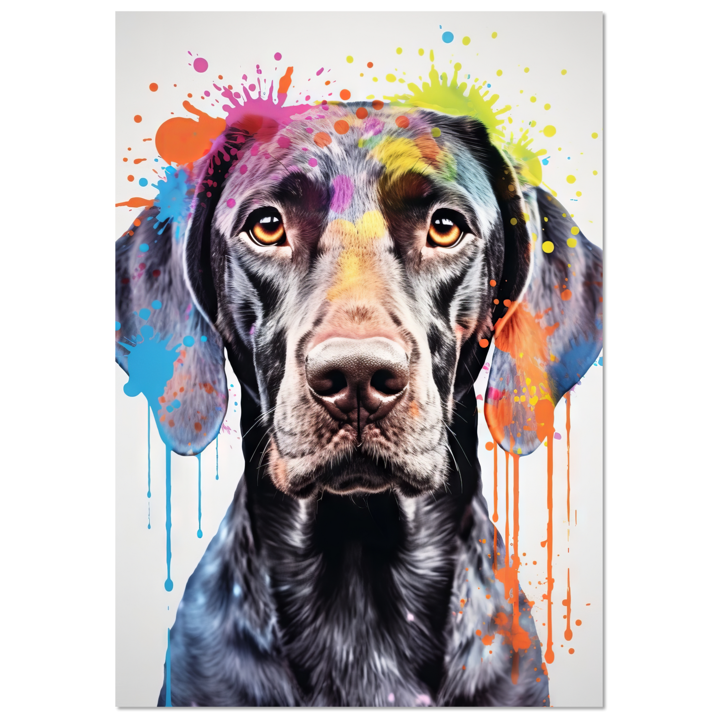 Hund Deutsch Kurzhaar Pop-Art (DOG131)