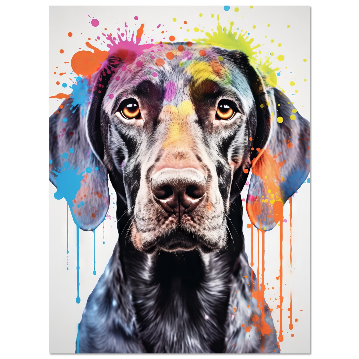 Hund Deutsch Kurzhaar Pop-Art (DOG131)