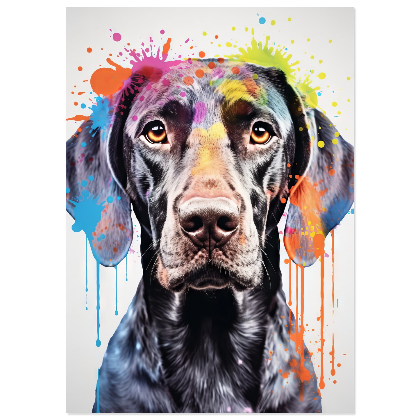 Hund Deutsch Kurzhaar Pop-Art (DOG131)