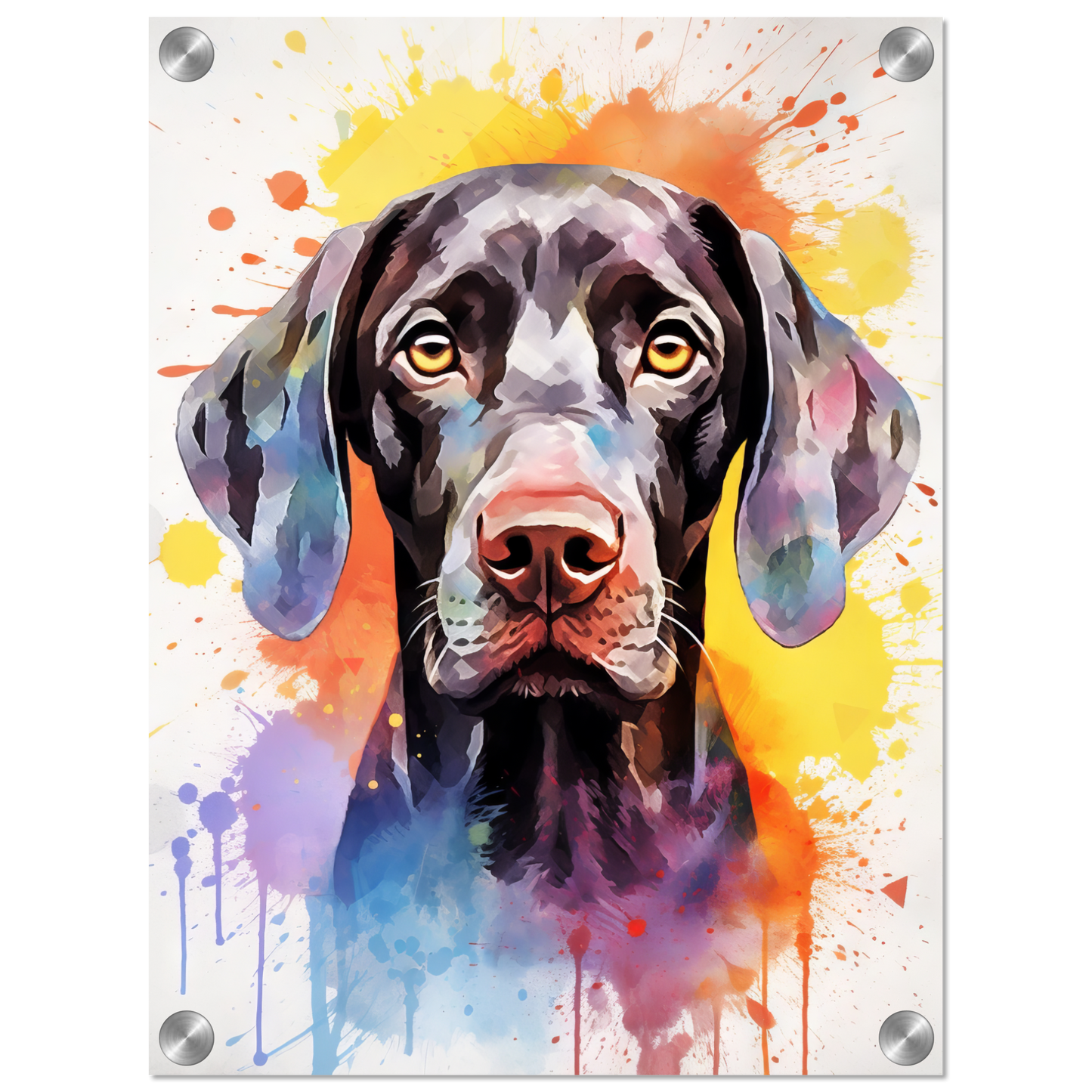 Hund Deutsch Kurzhaar Pop-Art (DOG132)