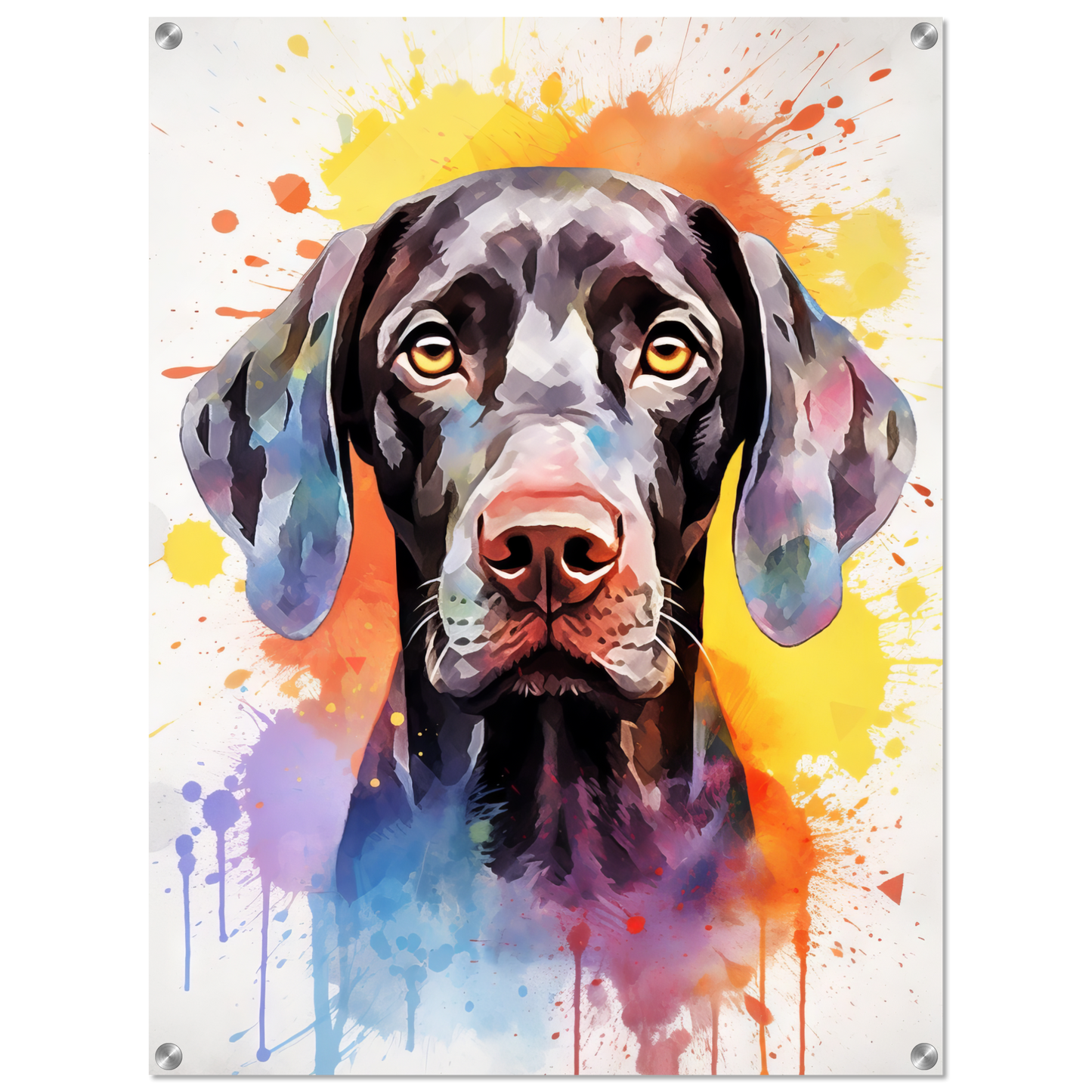 Hund Deutsch Kurzhaar Pop-Art (DOG132)