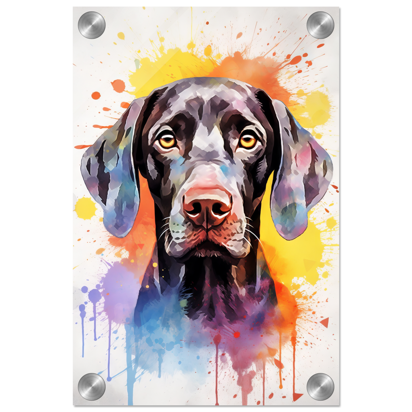 Hund Deutsch Kurzhaar Pop-Art (DOG132)