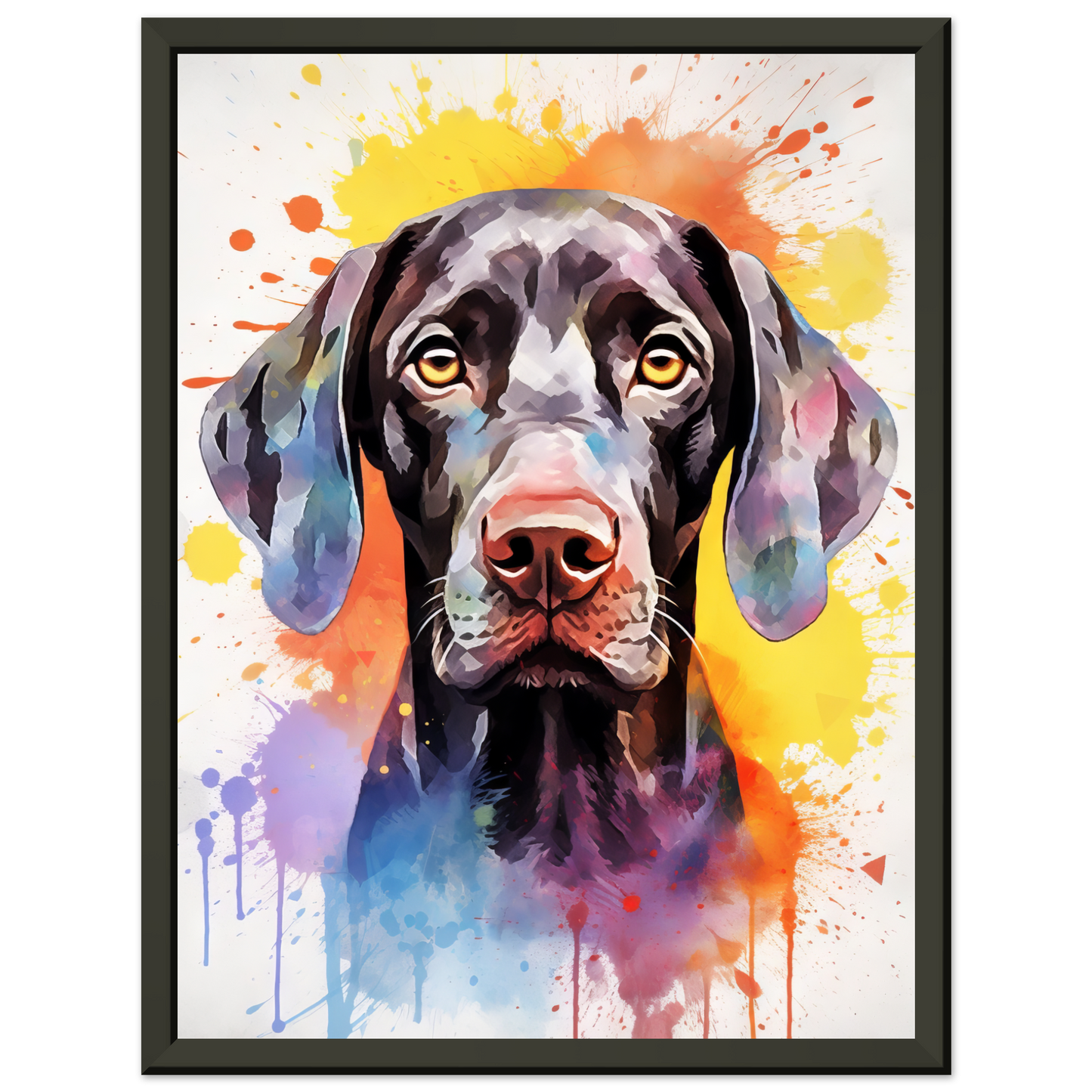 Hund Deutsch Kurzhaar Pop-Art (DOG132)