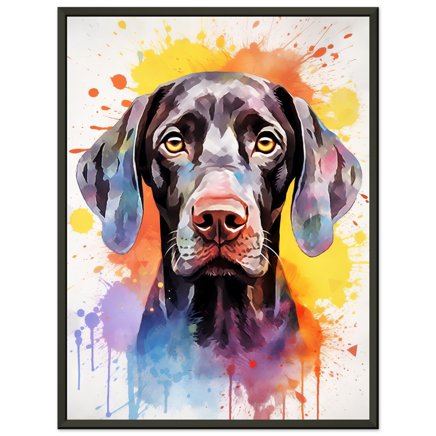 Hund Deutsch Kurzhaar Pop-Art (DOG132)