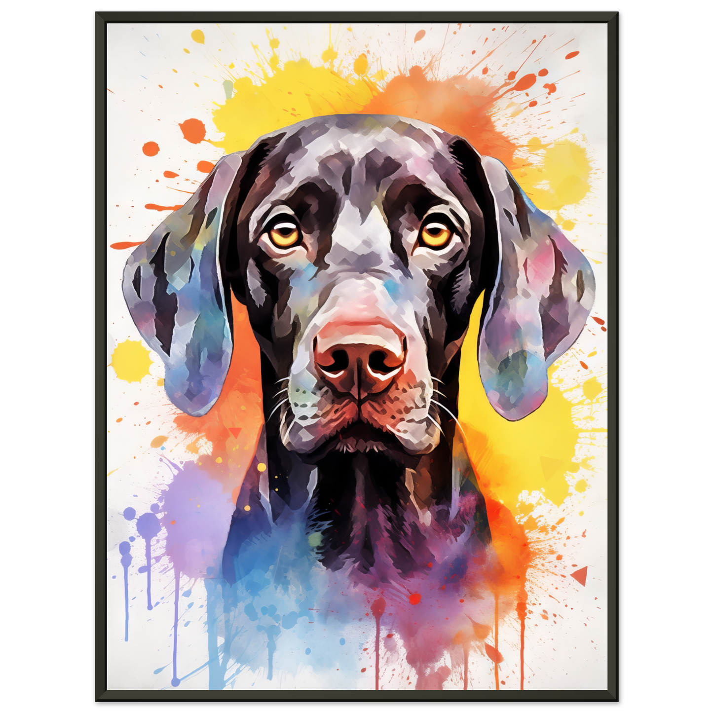Hund Deutsch Kurzhaar Pop-Art (DOG132)