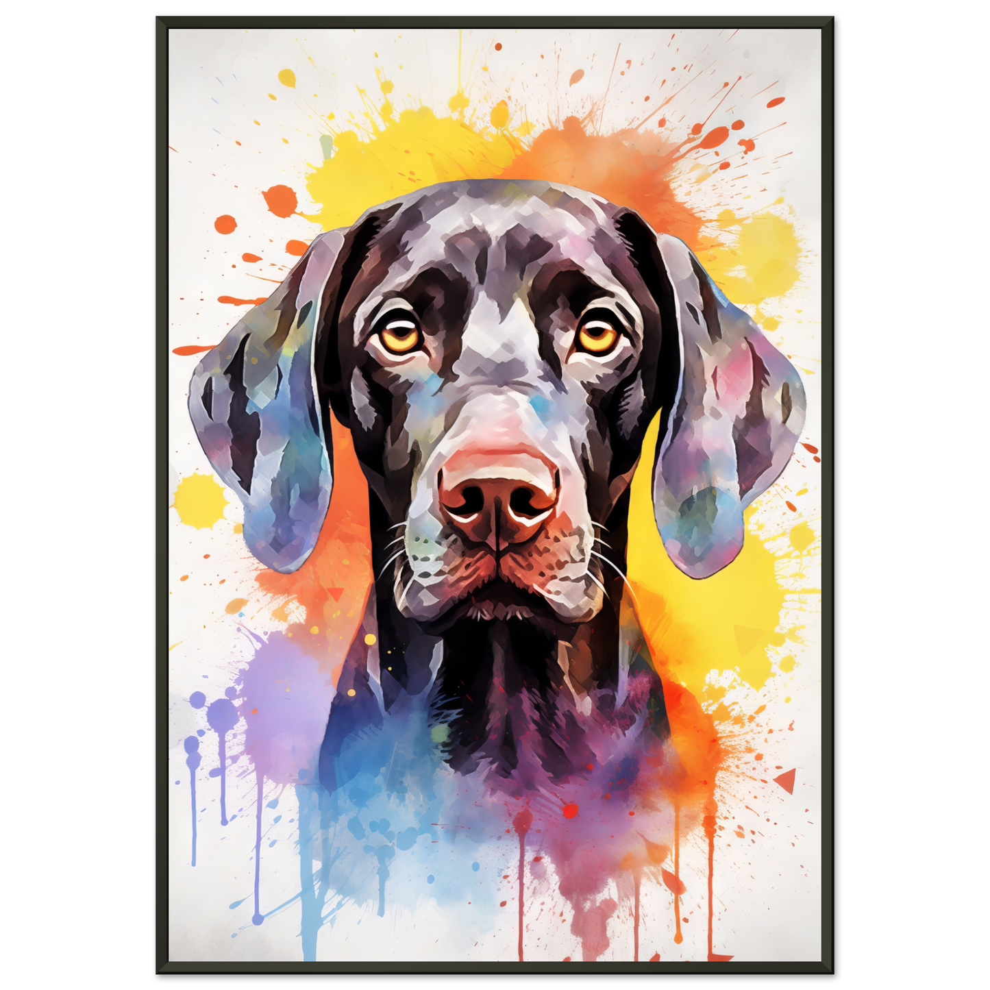 Hund Deutsch Kurzhaar Pop-Art (DOG132)