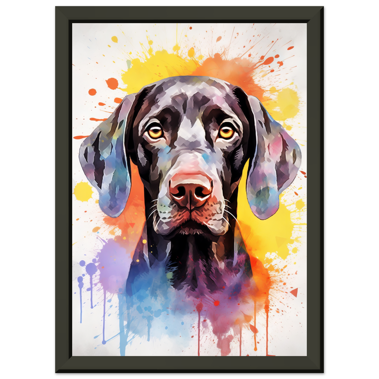 Hund Deutsch Kurzhaar Pop-Art (DOG132)
