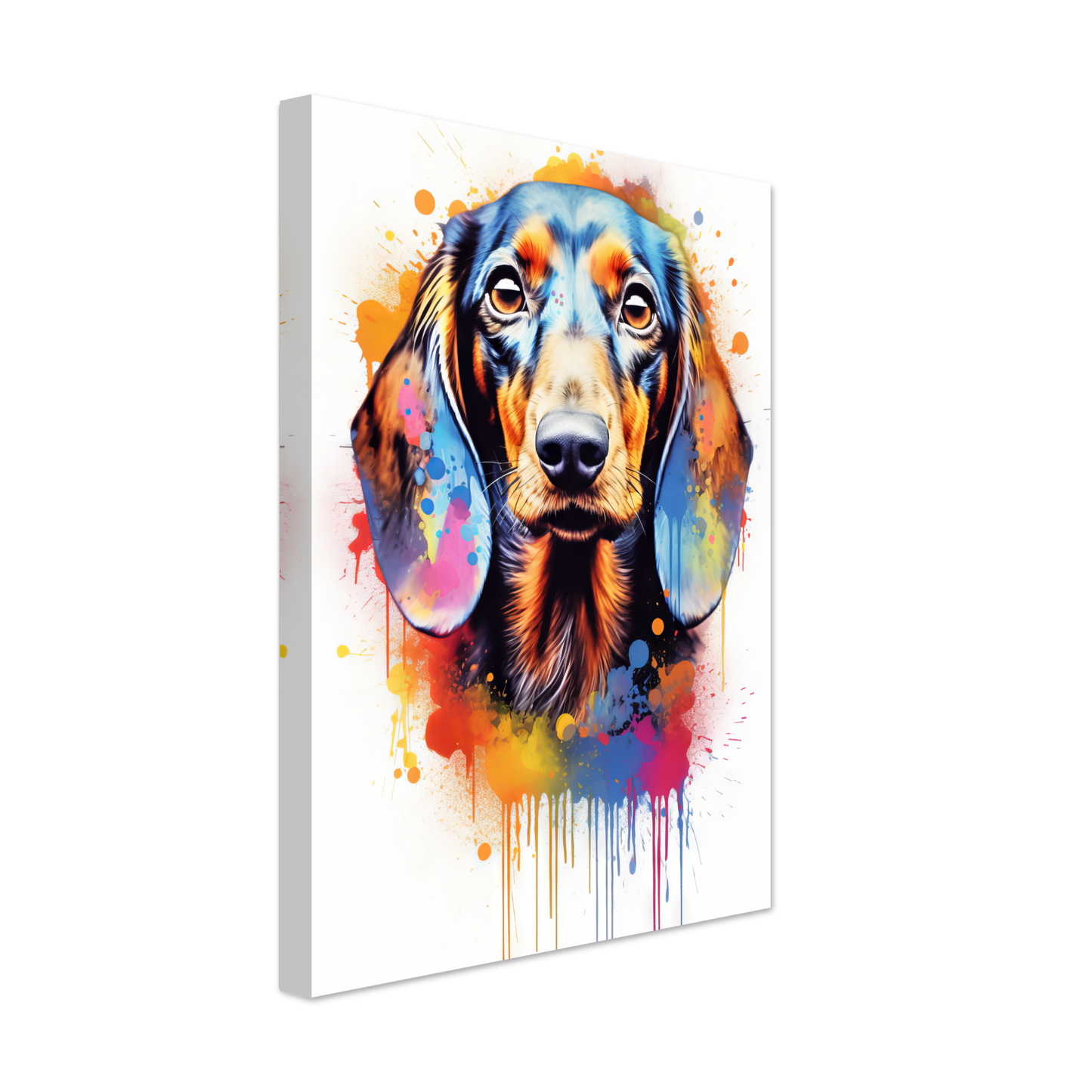 Hund Dackel Pop-Art (DOG145)