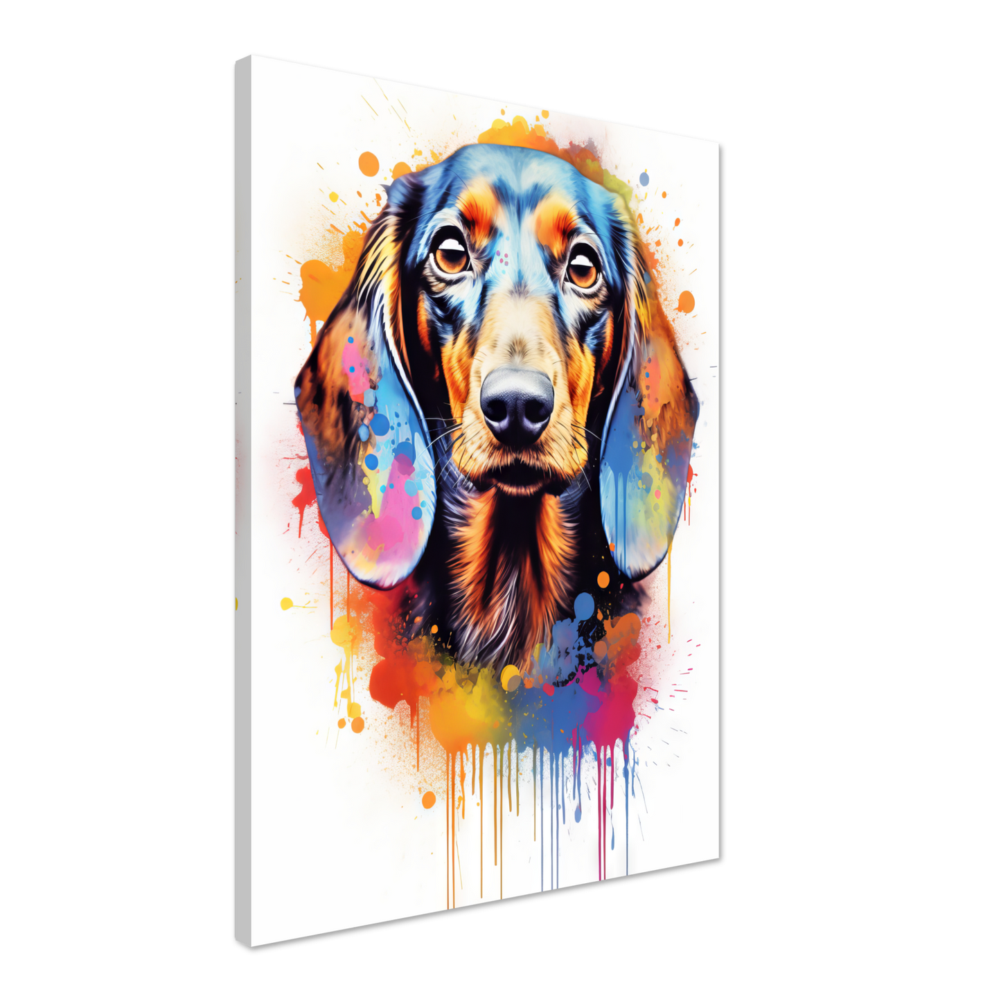 Hund Dackel Pop-Art (DOG145)