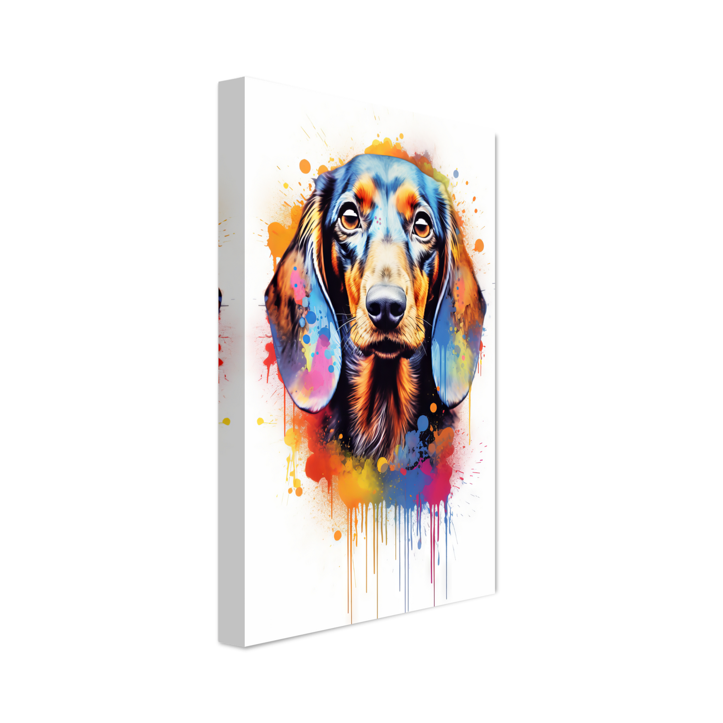 Hund Dackel Pop-Art (DOG145)