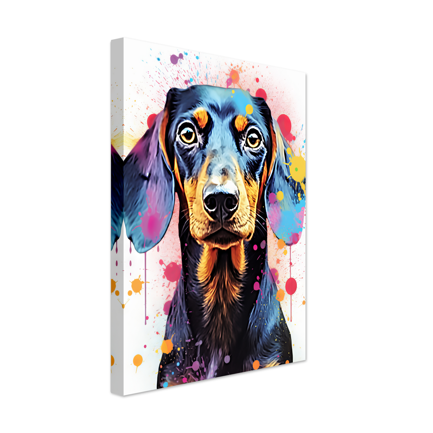 Hund Dackel Pop-Art (DOG146)