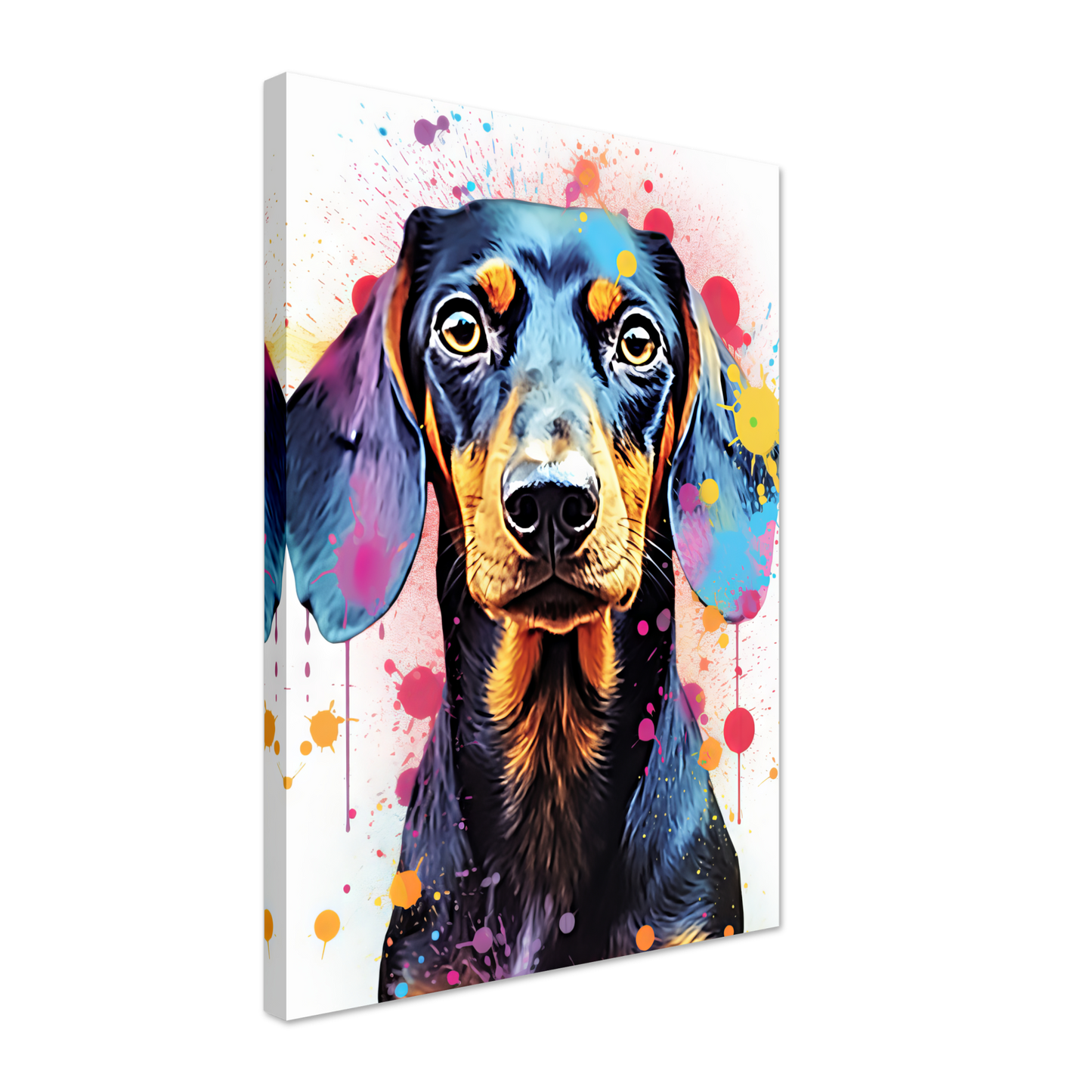 Hund Dackel Pop-Art (DOG146)