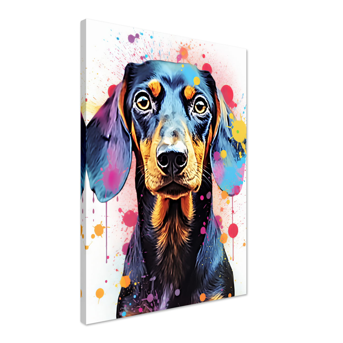 Hund Dackel Pop-Art (DOG146)