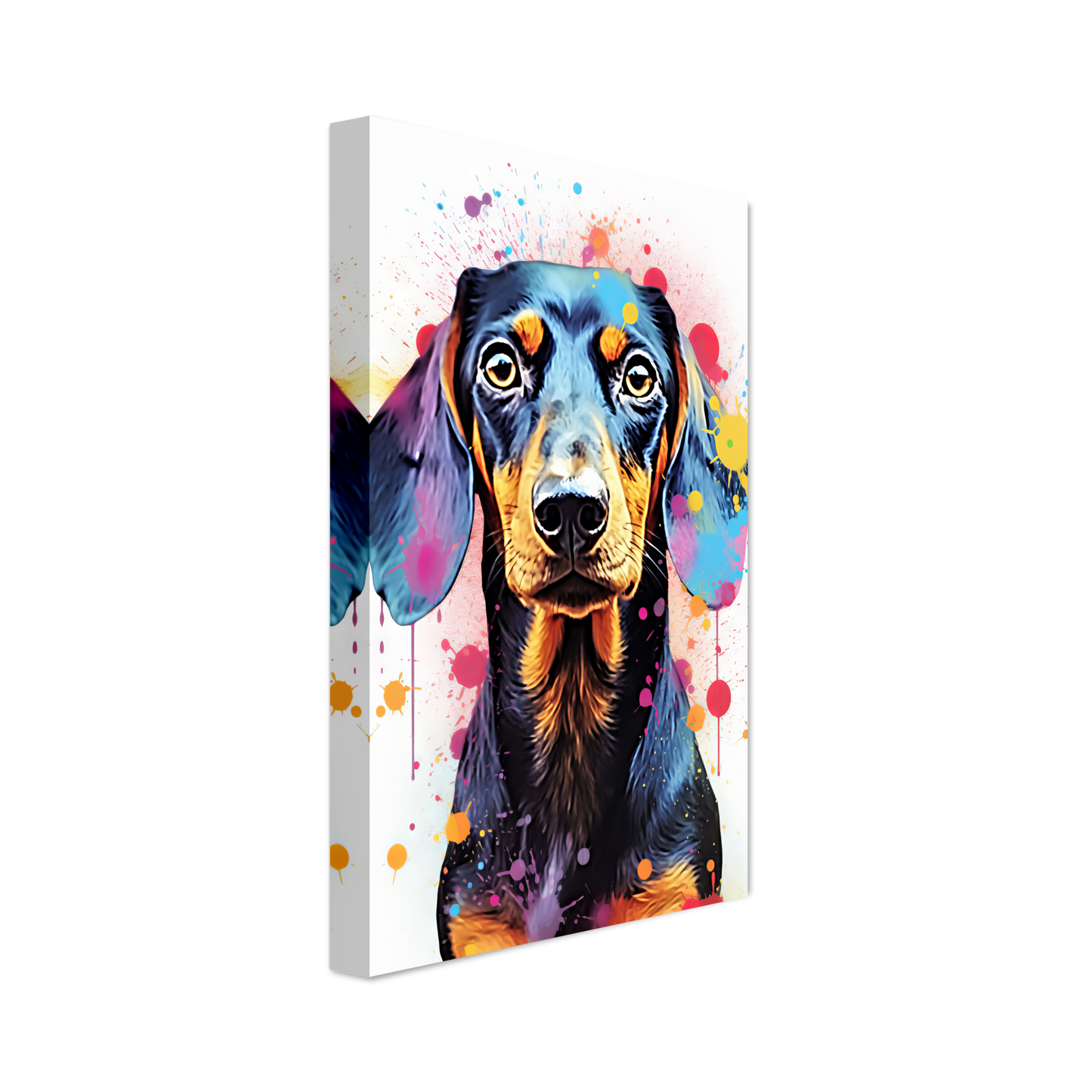Hund Dackel Pop-Art (DOG146)