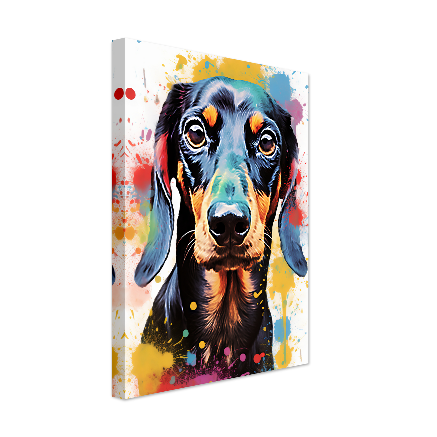 Hund Dackel Pop-Art (DOG147)