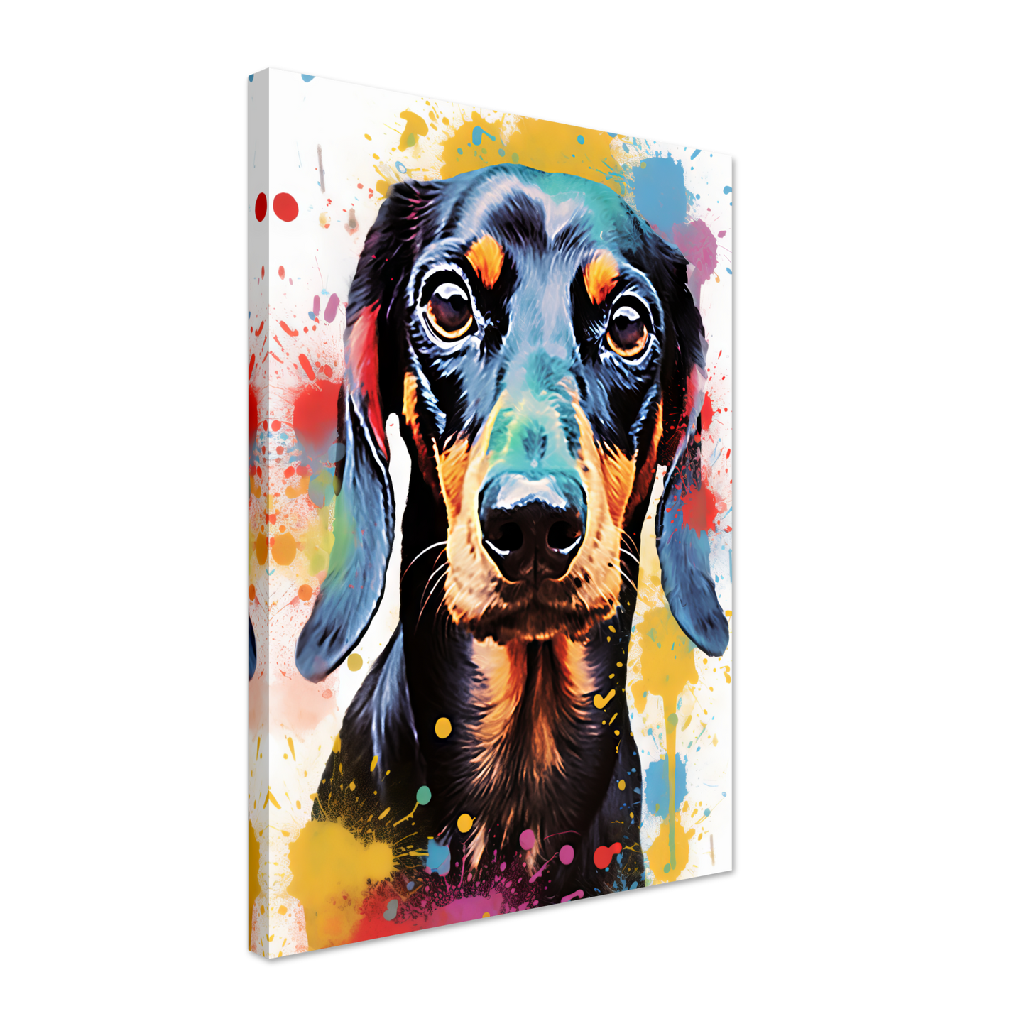 Hund Dackel Pop-Art (DOG147)