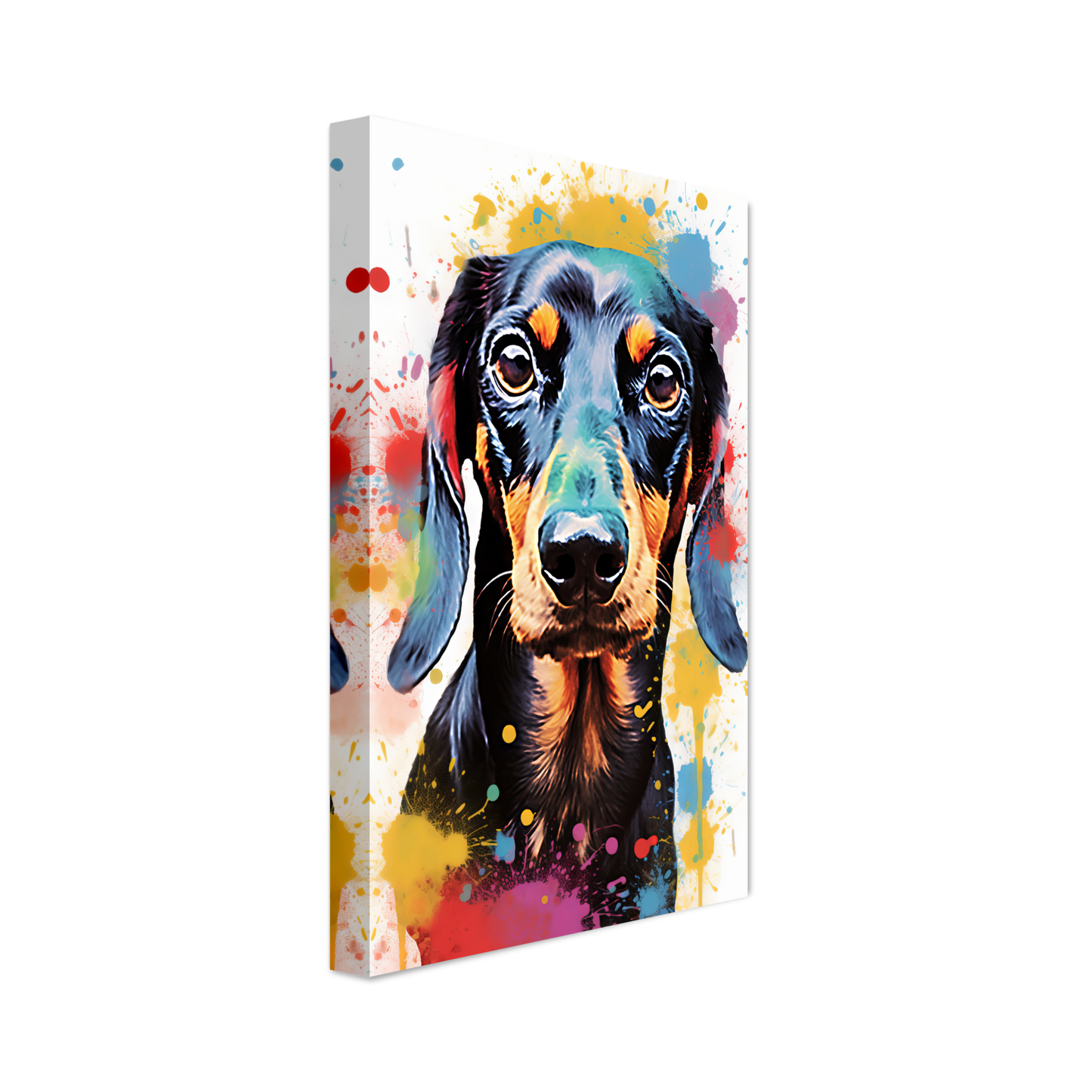Hund Dackel Pop-Art (DOG147)
