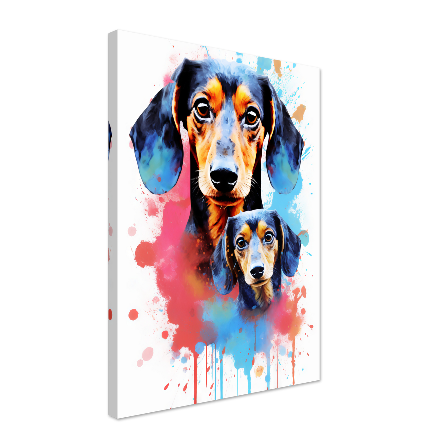 Hund Dackel Pop-Art (DOG148)
