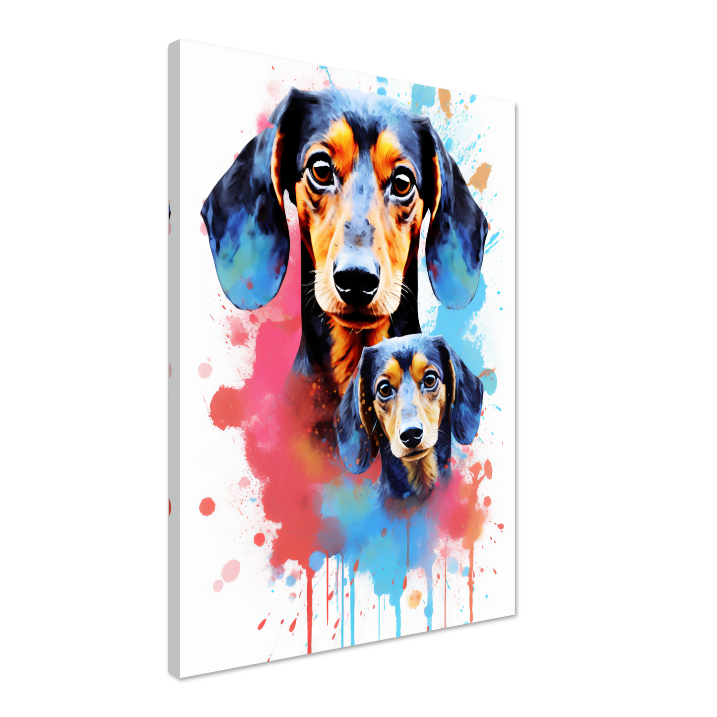 Hund Dackel Pop-Art (DOG148)