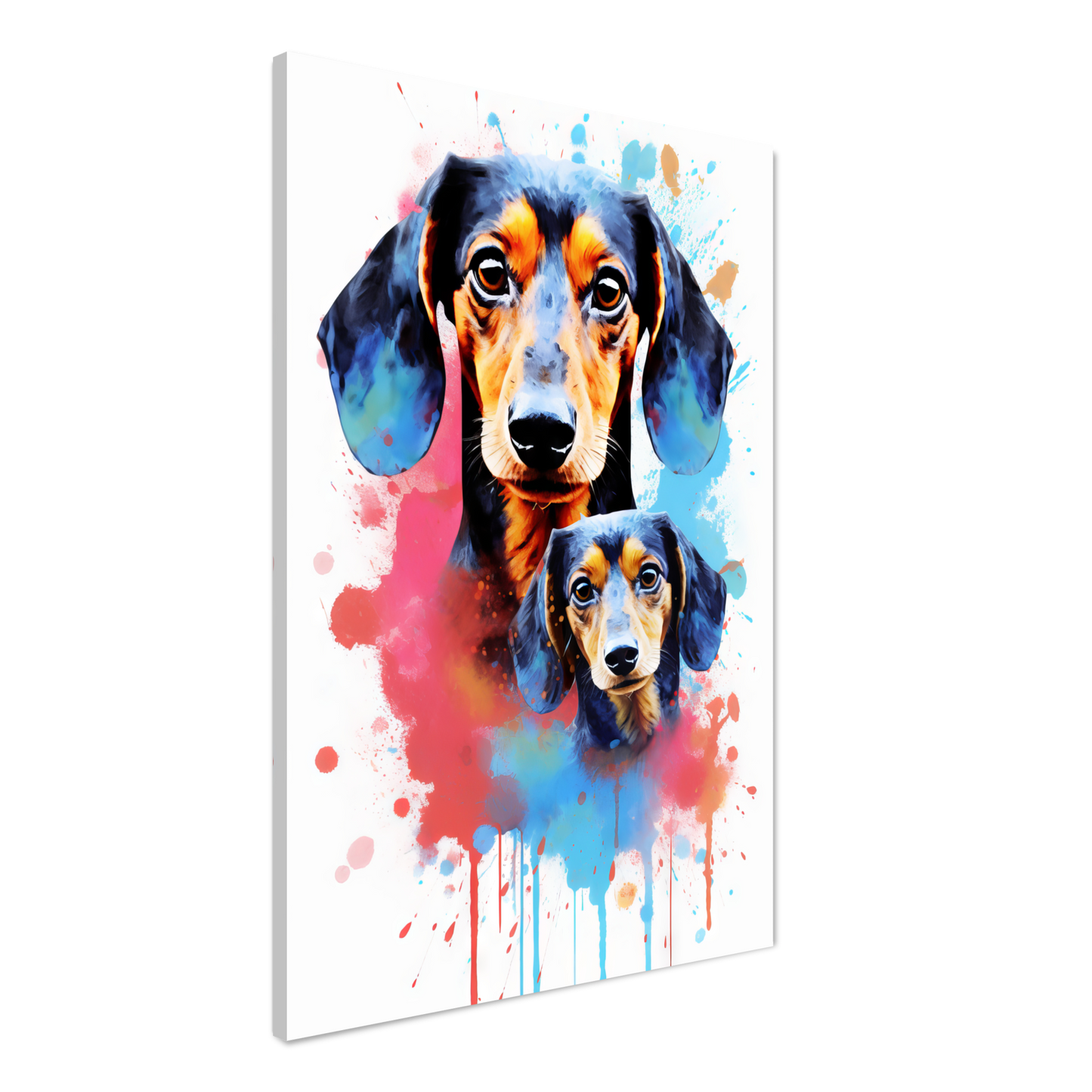 Hund Dackel Pop-Art (DOG148)