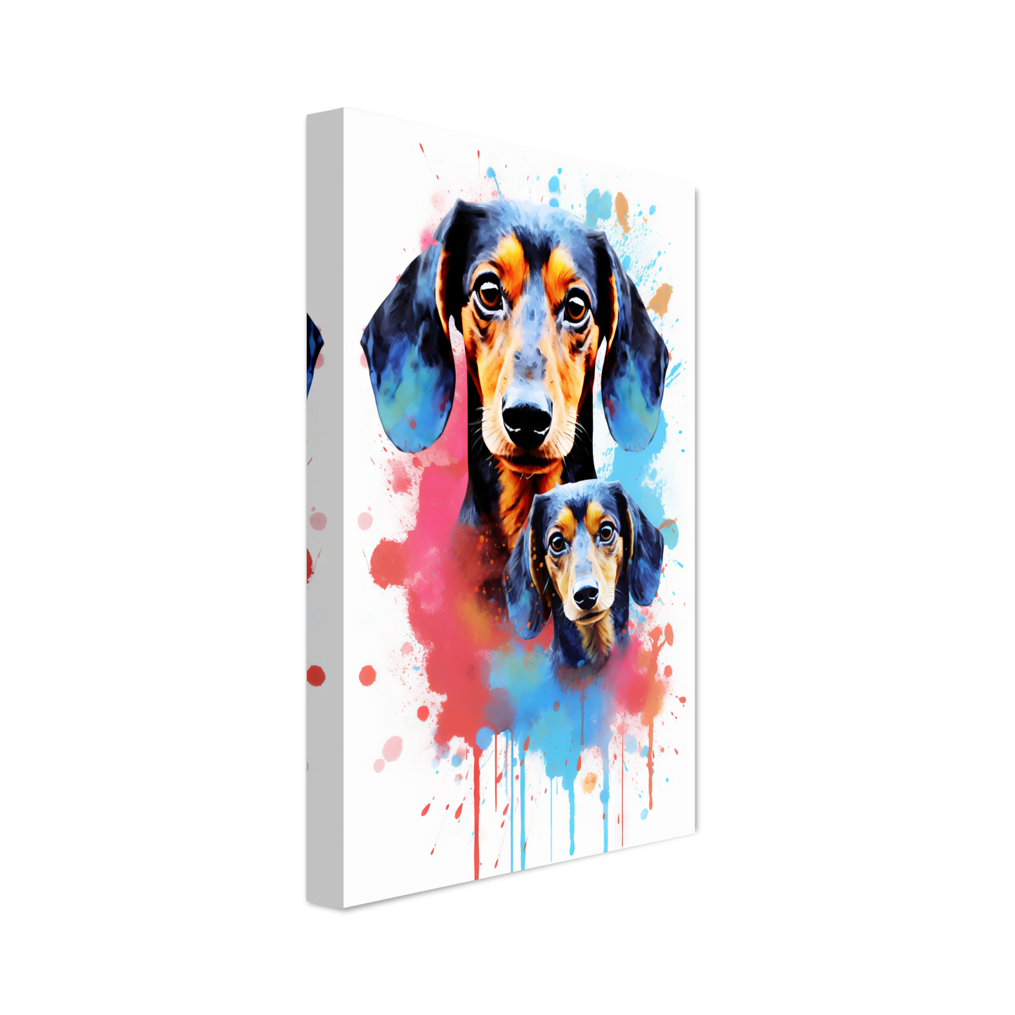 Hund Dackel Pop-Art (DOG148)
