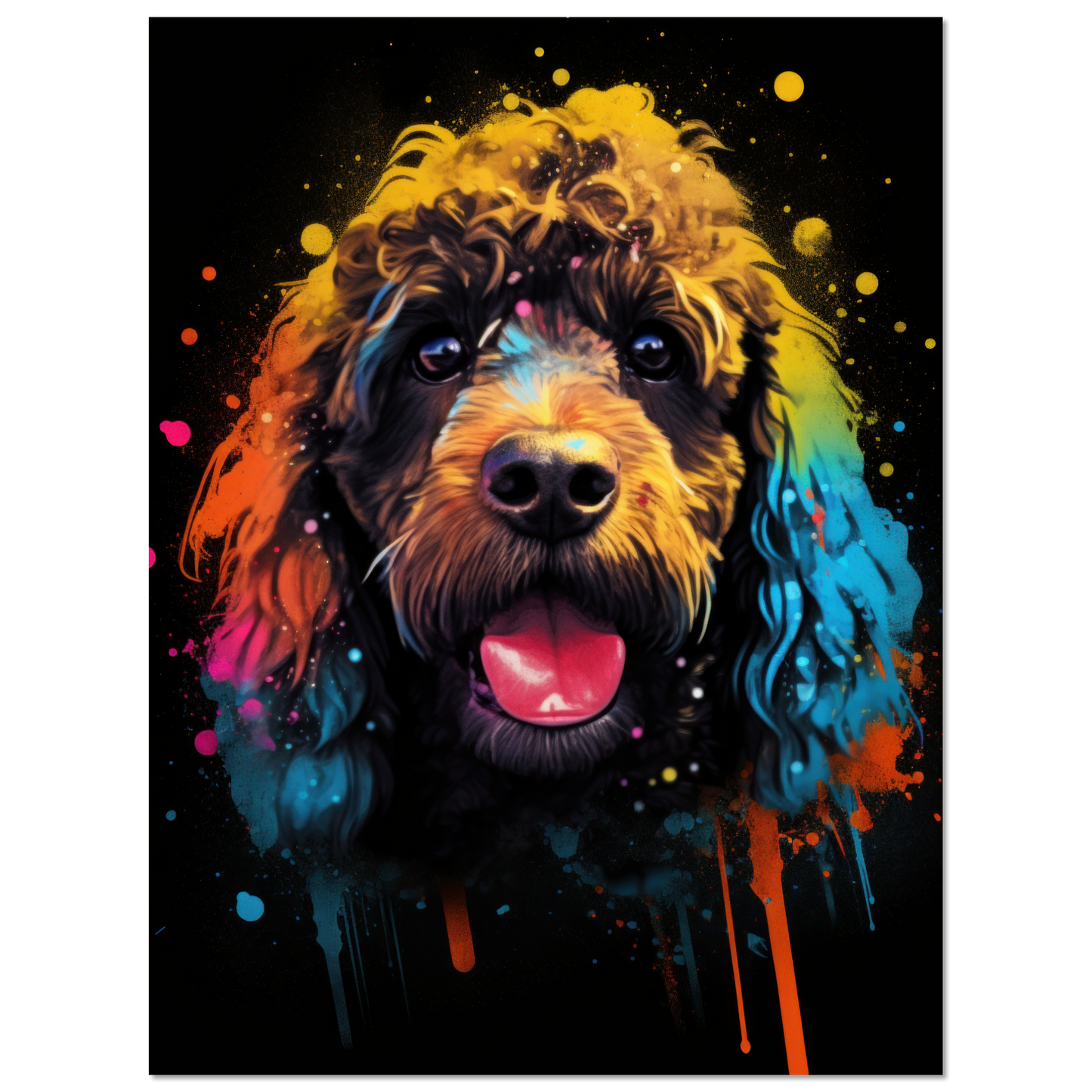 Pudel Pop-Art (DOG150)