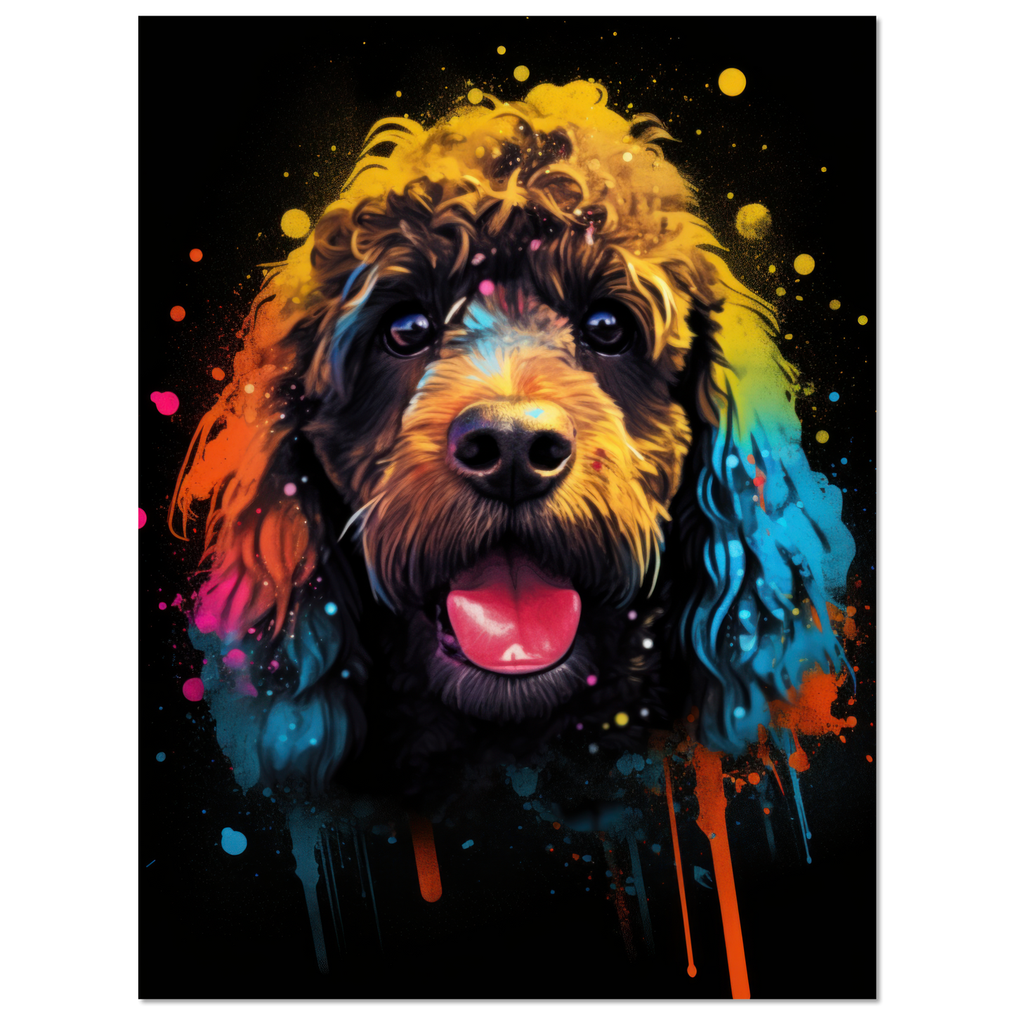 Pudel Pop-Art (DOG150)
