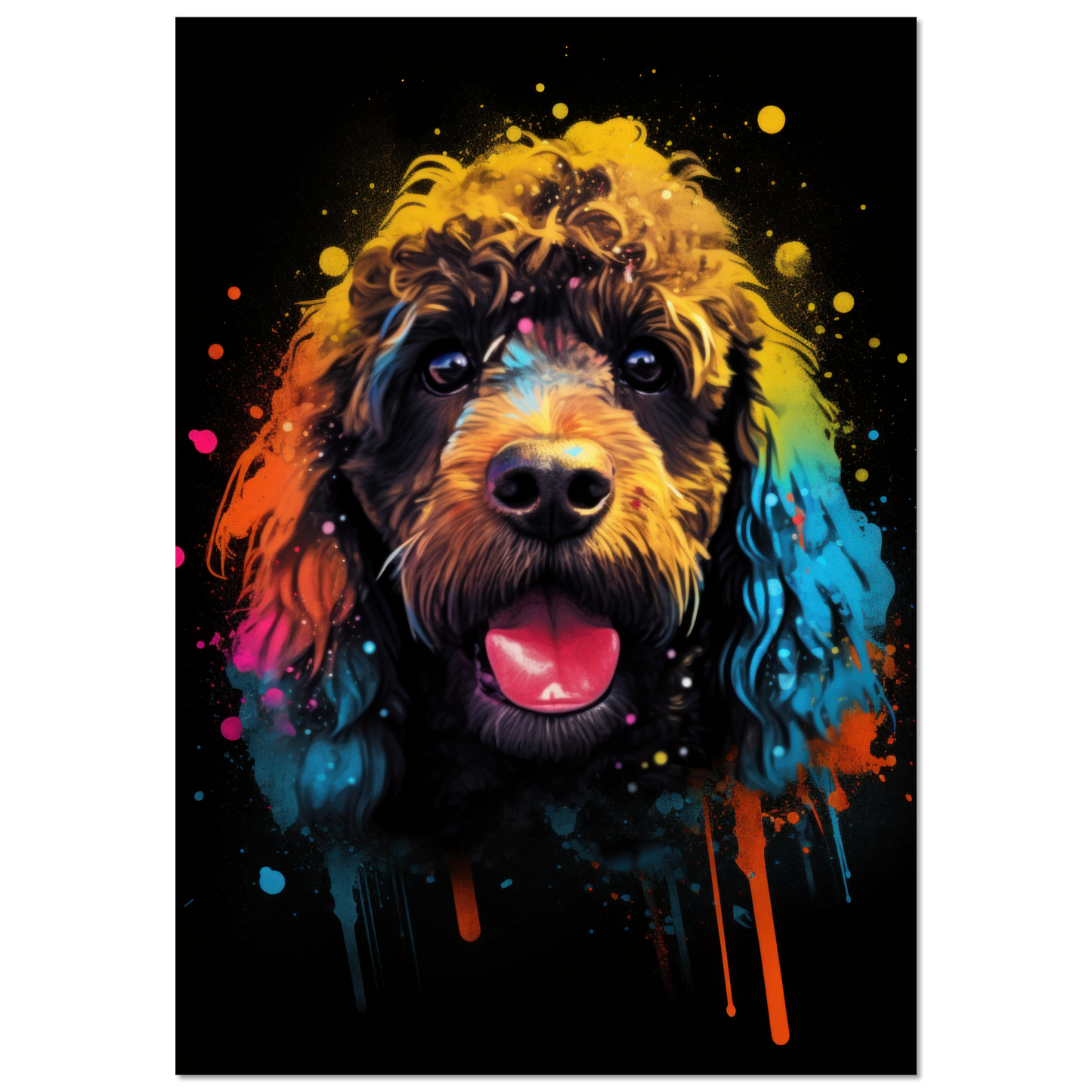 Pudel Pop-Art (DOG150)